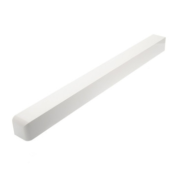 600mm White Fascia Square Corner D/E