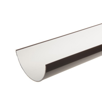 112mm x 4m Brown H/R Gutter