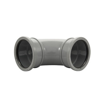 110mm D/S Grey Soil 90deg Bend