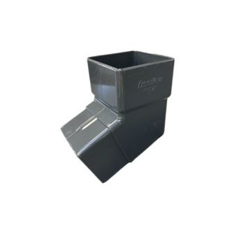 65mm Anthracite Square Offset Bend