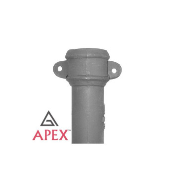75mm X 1.83m Eared Cast Iron Downpipe Primed