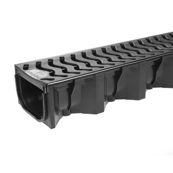 Plastic SHALLOW Channel Drain x 1m