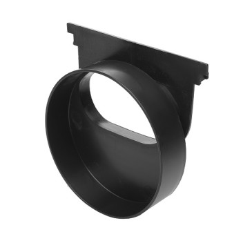 Plastic SHALLOW Channel End Outlet