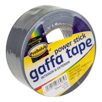 50mm x 50m Silver Gaffa Tape