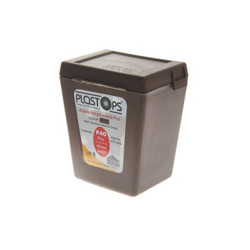 40mm Brown Plastop Pins