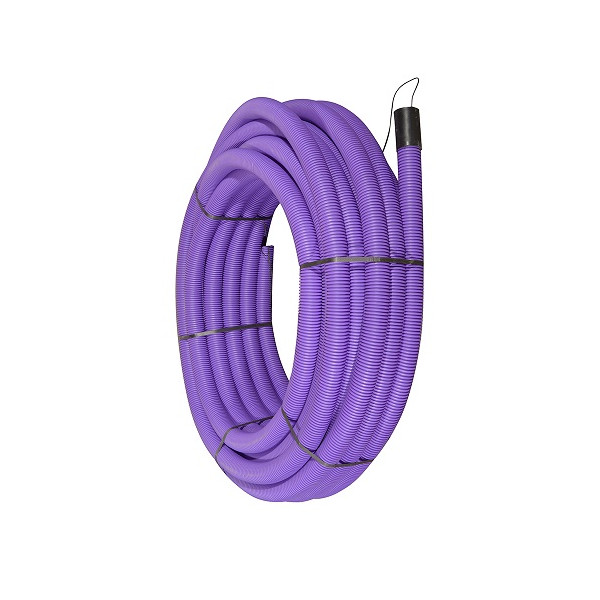 63mm X 50m Purple Twinwall Duct