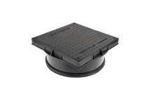 320mm Square Inspection Cover & Frame A15