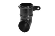 63mm Aluminium Black PPC Round Eared Shoe