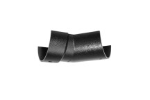 125mm Aluminium Black PPC H/R 135deg Internal Angle