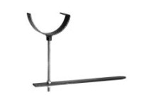 115mm H/R Galv Rise & Fall Bracket Painted Black