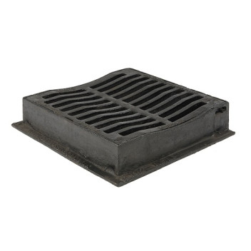 325 X 325mm 25 Ton Dished Yard Gully Grate (narrow slot) 325 X 325mm 25 Ton Dished Yard Gully Grate (narrow slot)