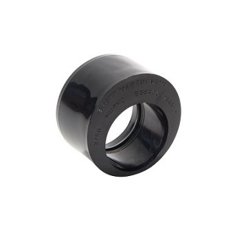 50mm x 40mm Solvent Weld Socket Reducer Black