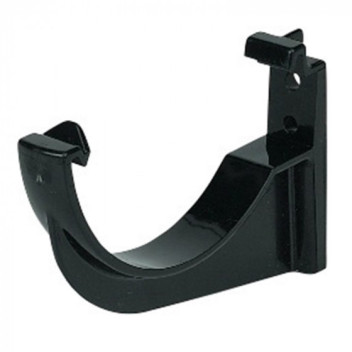 76mm Black Miniflo Fascia Bracket 76mm Black Miniflo Fascia Bracket