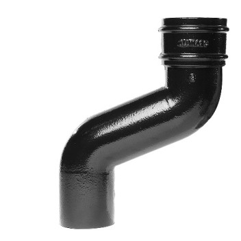 63mm Aluminium Black PPC Round Fixed Projection Offset X 75mm 63mm Aluminium Black PPC Round Fixed Projection Offset X 75mm