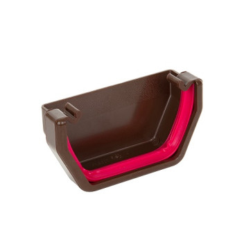 114mm Brown Square Ext Stopend 114mm Brown Square Ext Stopend