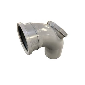 110mm S/S Grey Soil Access Bend 110mm S/S Grey Soil Access Bend