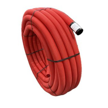 63mm X 50m Red Twinwall Duct