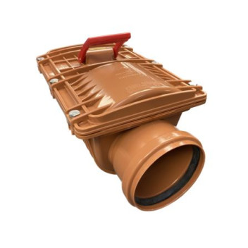 110mm Double Flap Back Water Valve