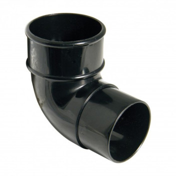 50mm Black Miniflo 90deg Downpipe Bend 50mm Black Miniflo 90deg Downpipe Bend