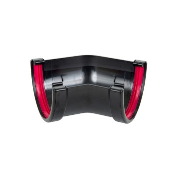 116mm Black D-Run 135deg Angle 116mm Black D-Run 135deg Angle