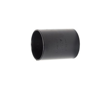 40mm Solvent Weld Straight Connector Black