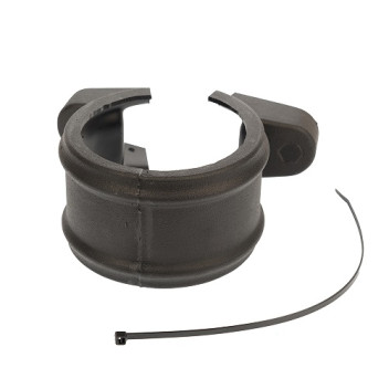 110mm Cast Iron Style Soil Pipe Eared Socket Shroud (fit over clip)