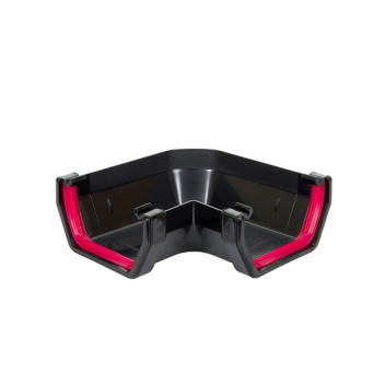 114mm x 90deg Black Square Angle 114mm x 90deg Black Square Angle