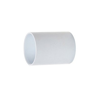 40mm Solvent Weld Straight Connector White