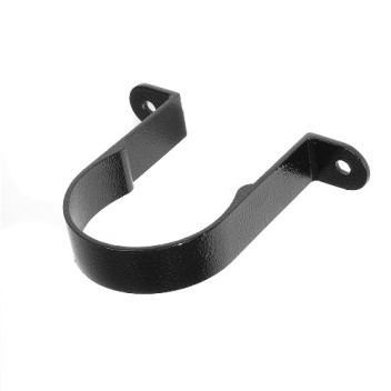 63mm Aluminium Black PPC Round Downpipe Clip 63mm Aluminium Black PPC Round Downpipe Clip