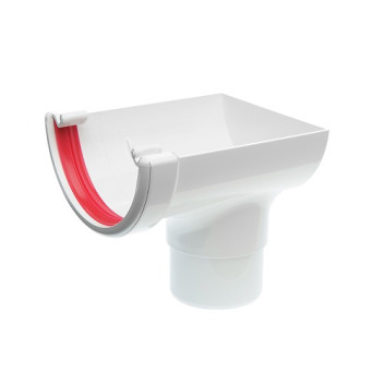 112mm White H/R Stopend Outlet 112mm White H/R Stopend Outlet