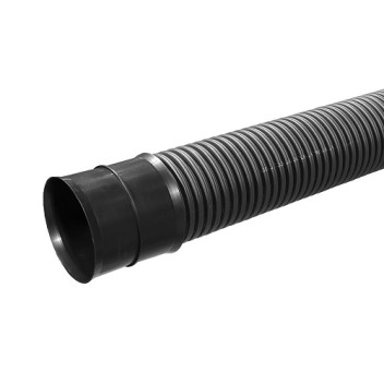 125mm i/d, 145mm o/d X 3m Black ENATS Twinwall Duct Inc Coupler
